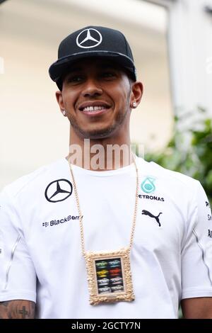 Lewis Hamilton (GBR) Mercedes AMG F1. United States Grand Prix, Thursday 30th October 2014. Circuit of the Americas, Austin, Texas, USA. Stock Photo