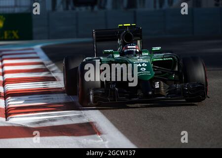 Will Stevens (GBR) Caterham CT05. Abu Dhabi Grand Prix