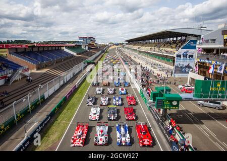The 2015 line up. Le Mans Testing, Friday 29th - Sunday 31st May 2015. Le Mans, France. Stock Photo