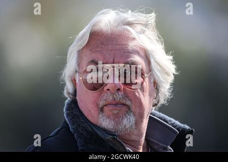Keke Rosberg (FIN). Formula One Testing, Day 4, Thursday 25th February 2016. Barcelona, Spain. Stock Photo