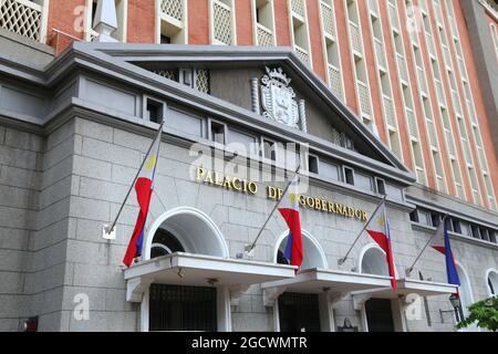 MANILA, PHILIPPINES - NOVEMBER 25, 2017: Palacio del Gobernador (Governor's Palace) in Manila, Philippines. Government building in Intramuros district Stock Photo