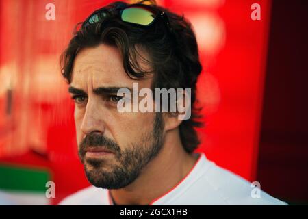 Fernando Alonso (ESP) McLaren. Hungarian Grand Prix, Friday 22nd July 2016. Budapest, Hungary. Stock Photo