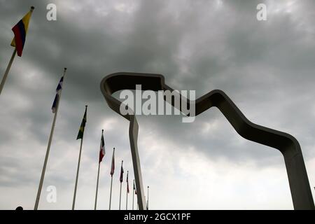 Hungaroring atmosphere. Hungarian Grand Prix, Sunday 24th July 2016. Budapest, Hungary. Stock Photo