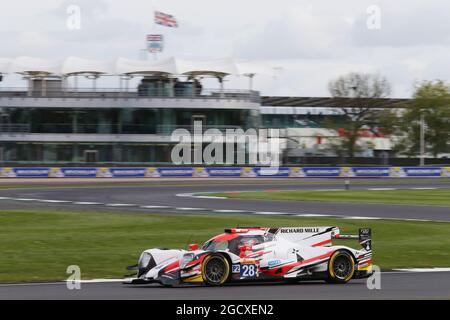 Francois Perrodo (FRA) / Mathieu Vaxiviere (FRA) / Emmanuel Collard (FRA) #28 TDS Racing, Oreca 07 - Gibson. FIA World Endurance Championship, Round 1, Saturday 15th April 2017. Silverstone, England. Stock Photo