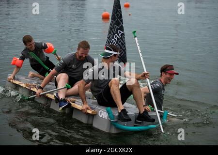 McLaren at the Formula One Raft Race. Canadian Grand Prix, Saturday 10th June 2017. Montreal, Canada. Stock Photo