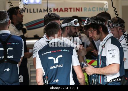 Guy Martin (GBR) Motorcycle Racer and TV Personality with the Williams team. Belgian Grand Prix, Friday 25th August 2017. Spa-Francorchamps, Belgium. Stock Photo