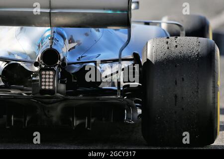 Valtteri Bottas (FIN) Mercedes AMG F1 W09 rear diffuser and