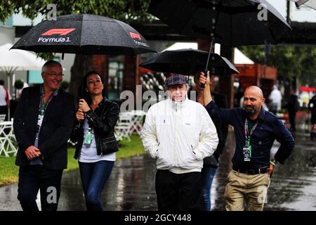 Jackie Stewart (GBR). Australian Grand Prix, Saturday 24th March 2018. Albert Park, Melbourne, Australia. Stock Photo