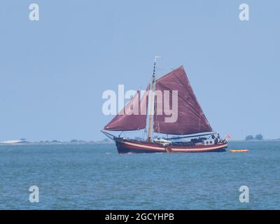 Sheerness, Kent, UK. 10th August, 2021. UK Weather: a sunny afternoon in Sheerness, Kent. Credit: James Bell/Alamy Live News Stock Photo