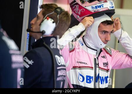 Nicholas Latifi (CDN) Racing Point Force India F1 VJM11 Development Driver. Mexican Grand Prix, Friday 26th October 2018. Mexico City, Mexico. Stock Photo