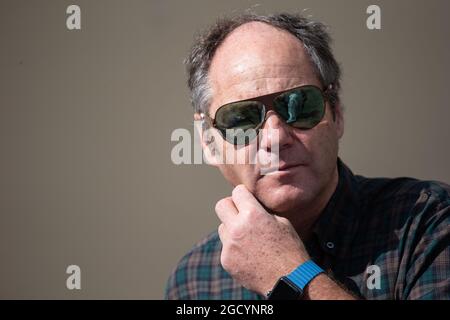 Gerhard Berger (AUT). Abu Dhabi Grand Prix, Sunday 25th November 2018. Yas Marina Circuit, Abu Dhabi, UAE. Stock Photo