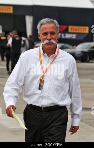 Chase Carey (USA) Formula One Group Chairman. Chinese Grand Prix, Sunday 14th April 2019. Shanghai, China. Stock Photo