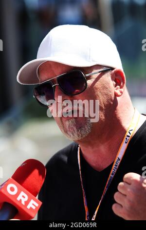 DJ Otzi (AUT). Austrian Grand Prix, Sunday 30th June 2019. Spielberg, Austria. Stock Photo