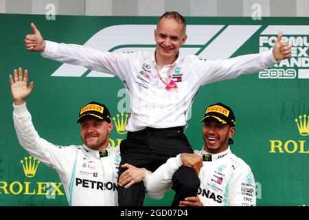 Winner - Lewis Hamilton, Second - Valtteri Bottas, Third - Kimi ...