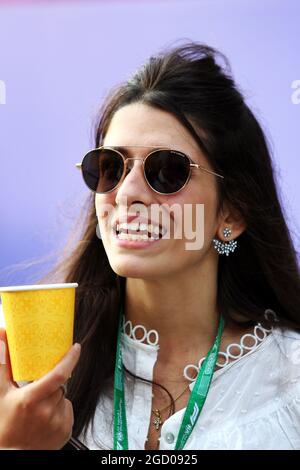 Caterina Masetti Zannini, girlfriend of Pierre Gasly (FRA) Red Bull Racing. Hungarian Grand Prix, Saturday 3rd August 2019. Budapest, Hungary. Stock Photo