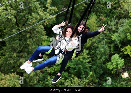 Natalie Pinkham (GBR) Sky Sports Presenter - Skypark. Russian Grand Prix, Thursday 26th September 2019. Sochi Autodrom, Sochi, Russia. Stock Photo