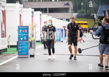 Kevin Magnussen of Haas F1 Team on track during free practice 2 ahead ...