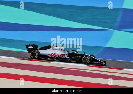 Romain Grosjean and the Haas VF-20 during the day 1 of the formula 1 ...