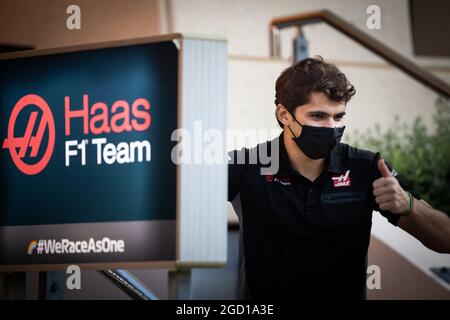 Pietro Fittipaldi (BRA) Haas F1 Team. Sakhir Grand Prix, Thursday 3rd December 2020. Sakhir, Bahrain. Stock Photo