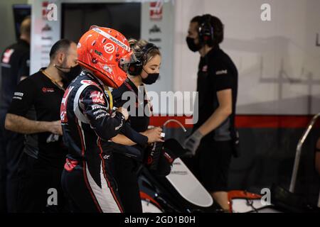 Pietro Fittipaldi (BRA) Haas F1 Team. Sakhir Grand Prix, Saturday 5th December 2020. Sakhir, Bahrain. Stock Photo