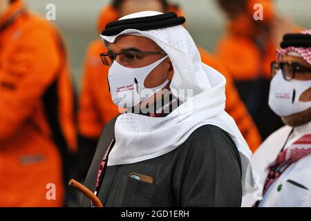 Crown Prince Shaikh Salman bin Isa Hamad Al Khalifa (BRN). Bahrain Grand Prix, Sunday 28th March 2021. Sakhir, Bahrain. Stock Photo