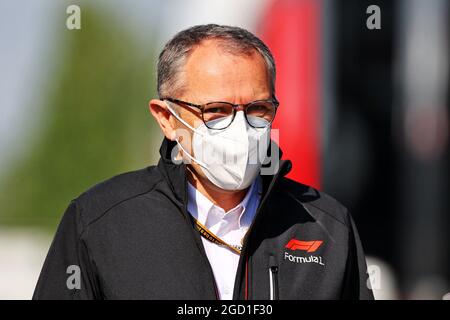 Stefano Domenicali (ITA) Formula One President and CEO. Emilia Romagna Grand Prix, Friday 16th April 2021. Imola, Italy. Stock Photo