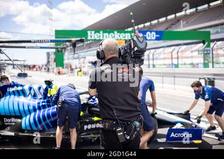 George Russell of Williams F1 Racing Team during the first journey of ...