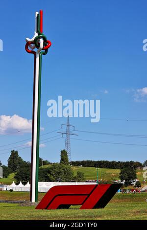 Circuit atmosphere. Hungarian Grand Prix, Friday 30th July 2021. Budapest, Hungary. Stock Photo