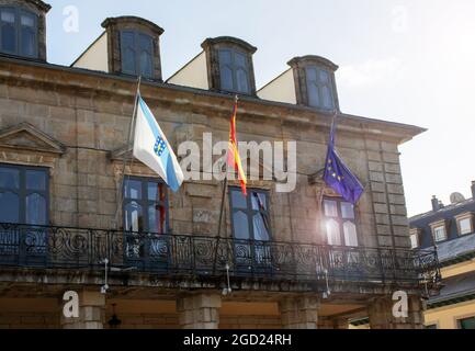 The Town Hall Of Lugo In Spain Stock Photo - Alamy