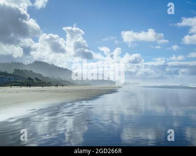 Yachats Beach, central Oregon Coast. Stock Photo