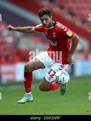 Charlton Athletic's Hady Ghandour during the Carabao Cup first round match at The Valley, London. Picture date: Tuesday August 10, 2021. Stock Photo