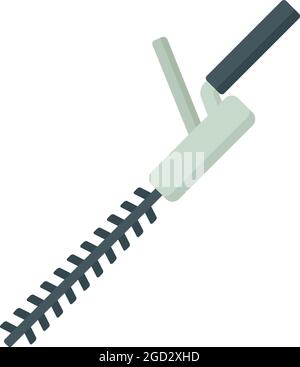Brush cutter icon. Flat illustration of brush cutter vector icon isolated on white background Stock Vector