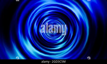 Abstract Blue Swirl Background Stock Photo