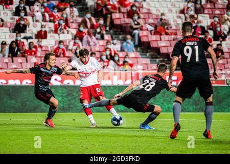 Zelimkhan Bakaev of FC Spartak Moscow in Action Editorial Image