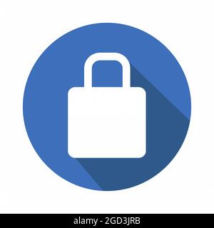 Vector Graphic of Secure - Flat Style - simple illustration. Editable stroke. Design template vector.outline style design.Vector graphic illustration Stock Vector