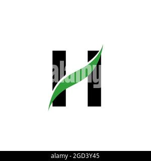 H logo vector design. Stock Vector