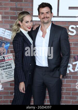 Los Angeles, United States. 10th Aug, 2021. LOS ANGELES, CALIFORNIA, USA - AUGUST 10: Michael Waldron arrives at the Los Angeles Premiere of STARZ's 'Heels' held at 2137 Sacramento Street on August 10, 2021 in Los Angeles, California, United States. (Photo by Xavier Collin/Image Press Agency/Sipa USA) Credit: Sipa USA/Alamy Live News Stock Photo