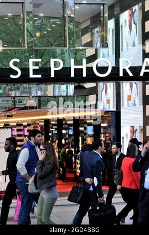 France, Paris , Sephora store on Avenue des Champs Elysees Stock Photo -  Alamy