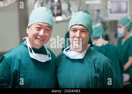 Portrait of medical team Stock Photo