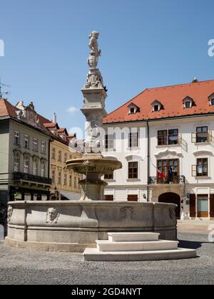 geography / travel, Slovakia, Bratislava, old town, main square, ADDITIONAL-RIGHTS-CLEARANCE-INFO-NOT-AVAILABLE Stock Photo