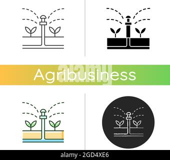 Irrigation device icon Stock Vector