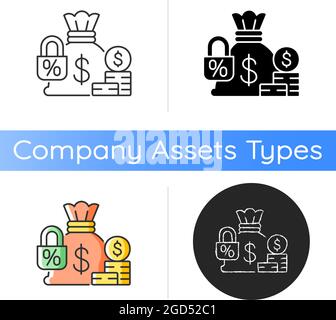 Fixed deposit icon Stock Vector