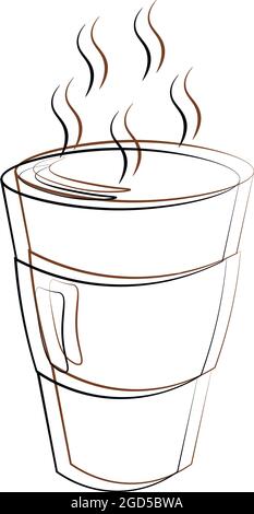 For icons, web, postcards, decor, packaging, prints for things, covers for notebooks, decoration of boxes for sticker, backpack, individual element, c Stock Vector