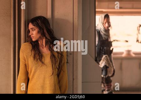 SOFIA BOUTELLA and BROOKLYNN PRINCE in SETTLERS (2021), directed by ...