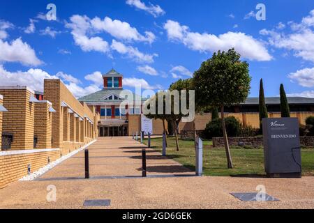 Vivanco museum and winery. Briones. La Rioja.Spain. Stock Photo