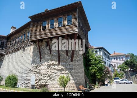 The Bolaman Castle (Turkish: Bolaman Kalesi) is a historic castle located at Bolaman town of Fatsa in Ordu Province, Turkey. Stock Photo