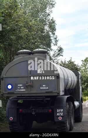 World War Two, RAF, Royal Air Force aircraft refueling tanker Stock Photo