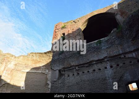 Thermae Antoninianae - Baths of Caracalla in Rome, Italy Stock Photo