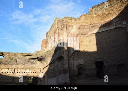 Thermae Antoninianae - Baths of Caracalla in Rome, Italy Stock Photo