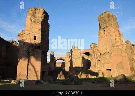Thermae Antoninianae - Baths of Caracalla in Rome, Italy Stock Photo